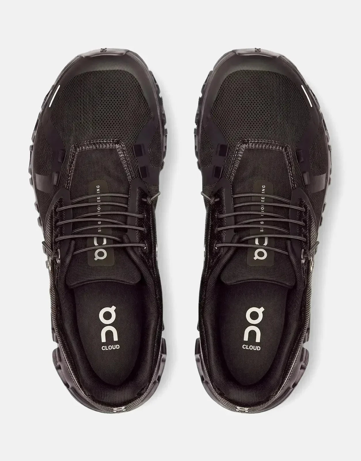 On Women's Cloud 6 Black Sneakers - view 3