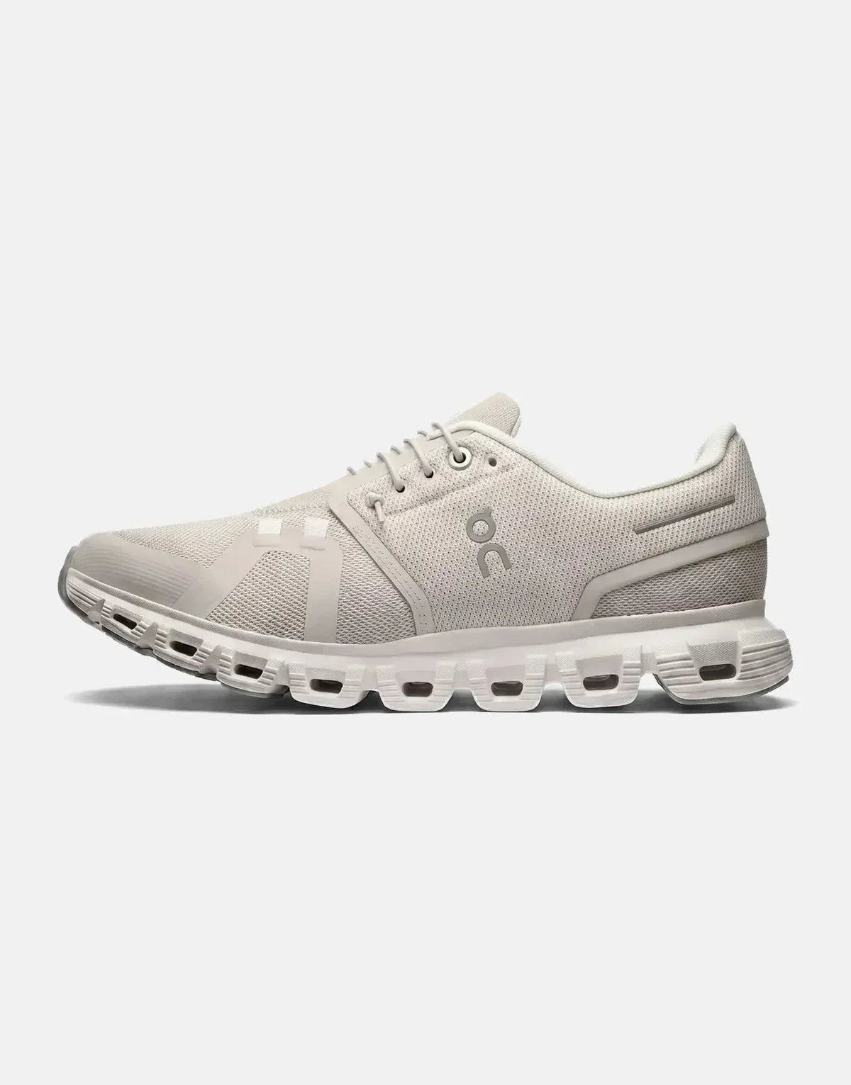 On Women's Cloud 6 Pearl White Sneakers - view 4