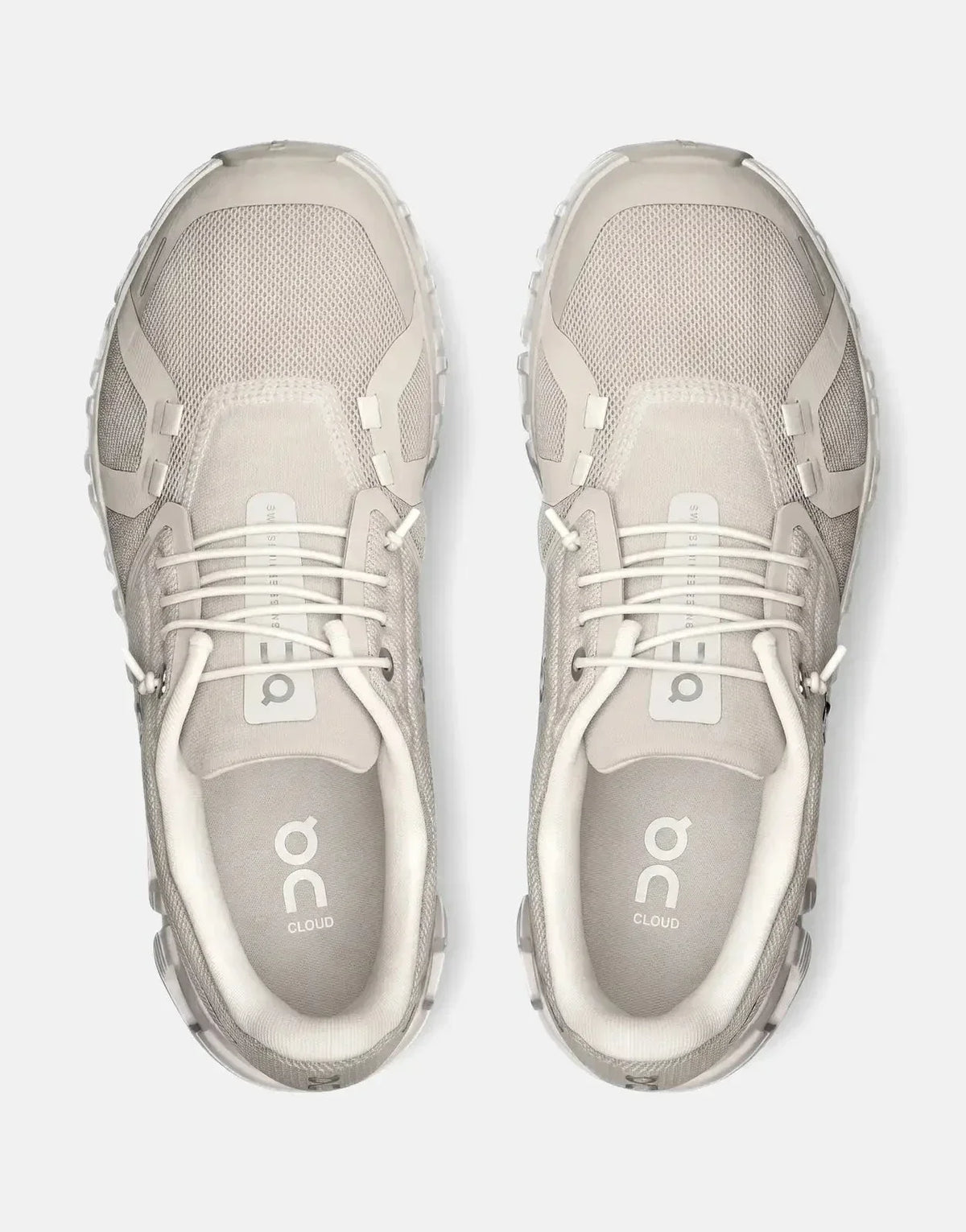 On Women's Cloud 6 Pearl White Sneakers - view 3