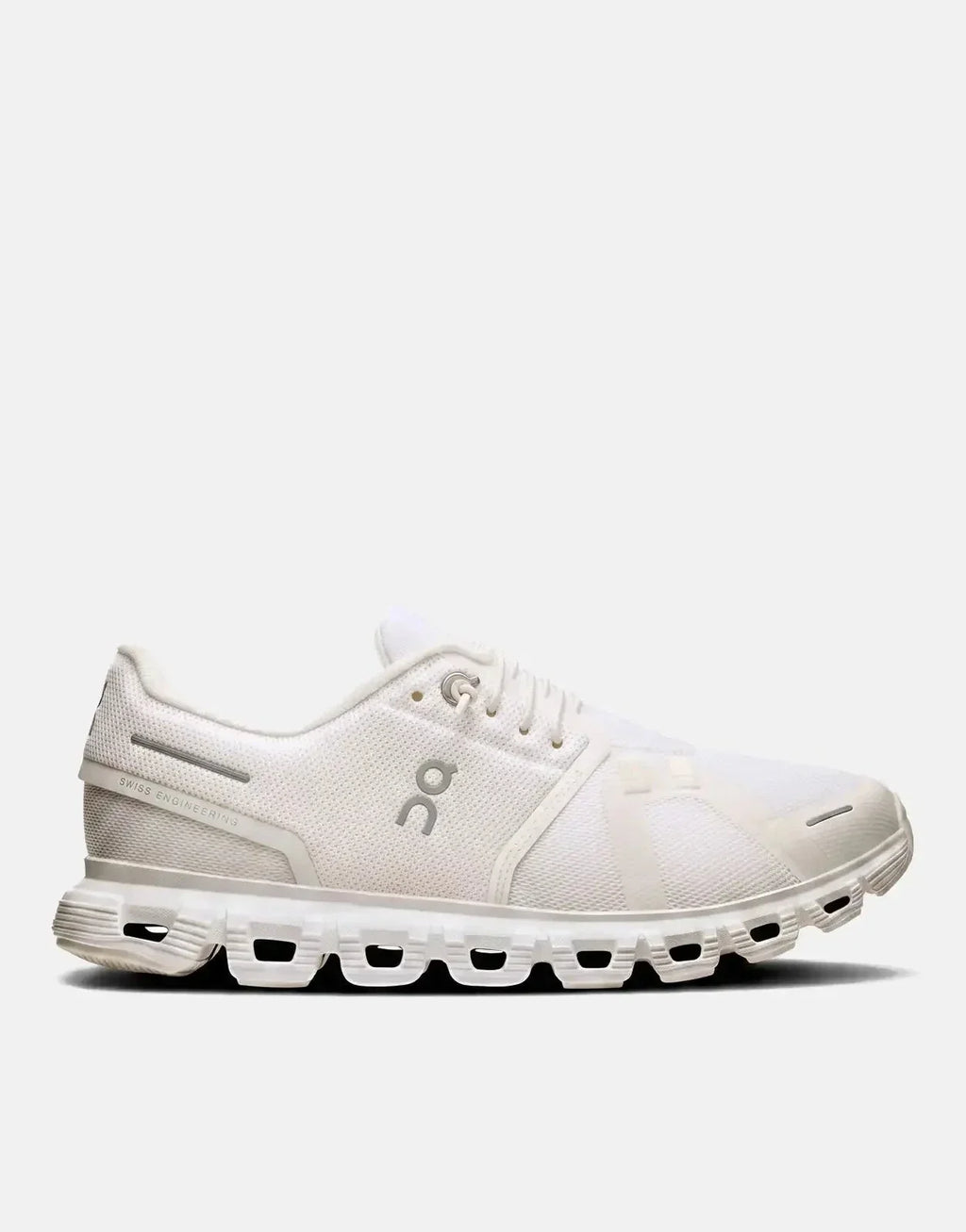 On Women's Cloud 6 White Sneakers