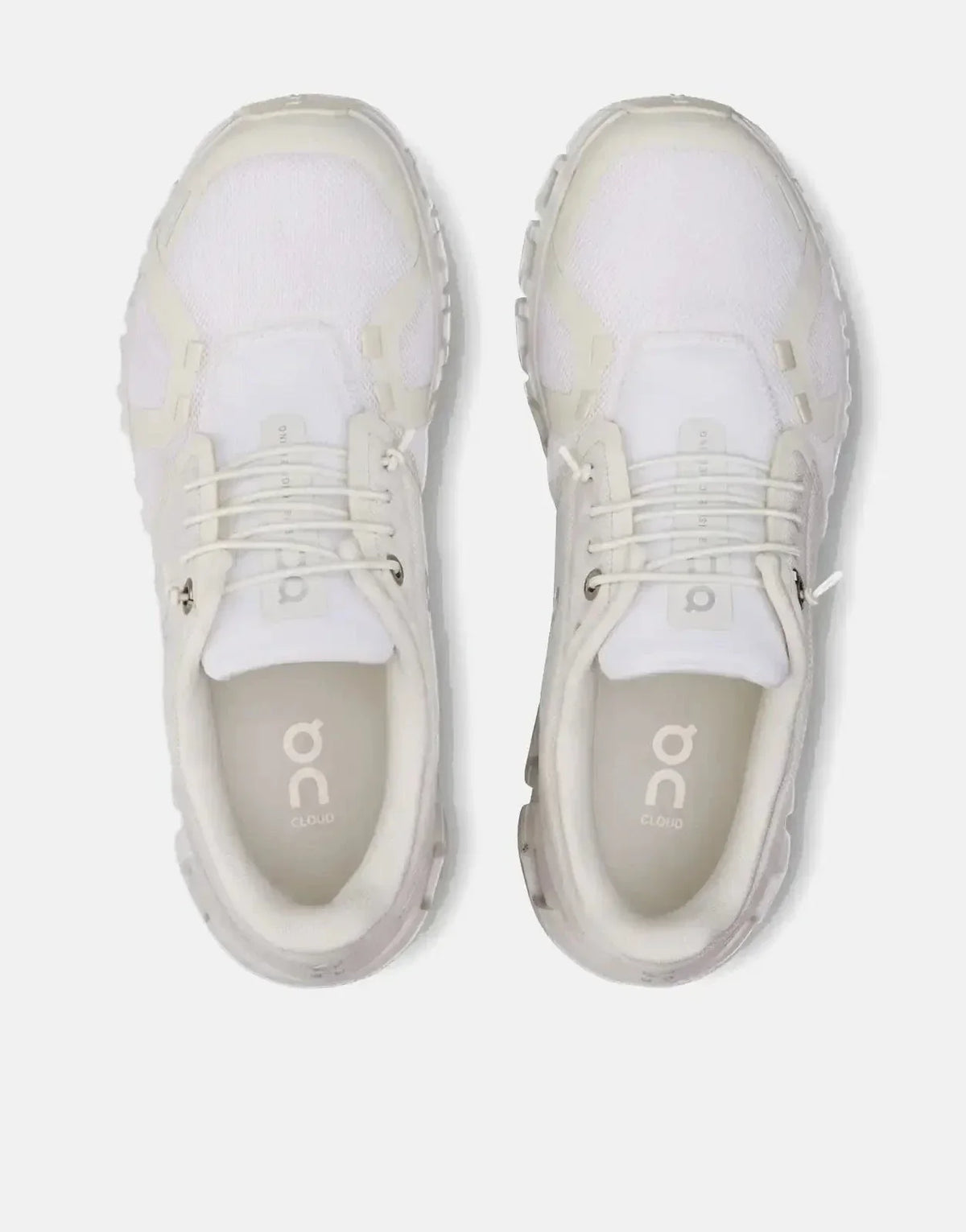 On Women's Cloud 6 White Sneakers - view 3