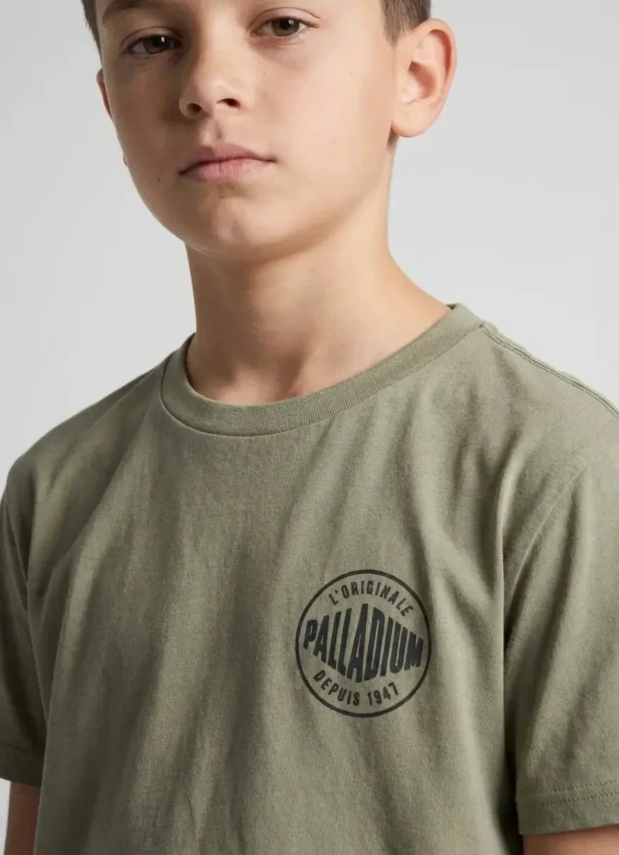 Palladium Boys Heritage Olive T-Shirt - view 2
