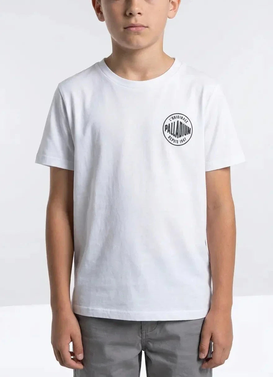 Palladium Boys Heritage White T-Shirt - view 2