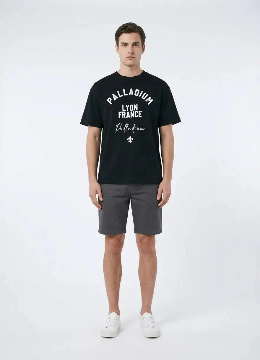 Palladium Lyon France Black T-Shirt