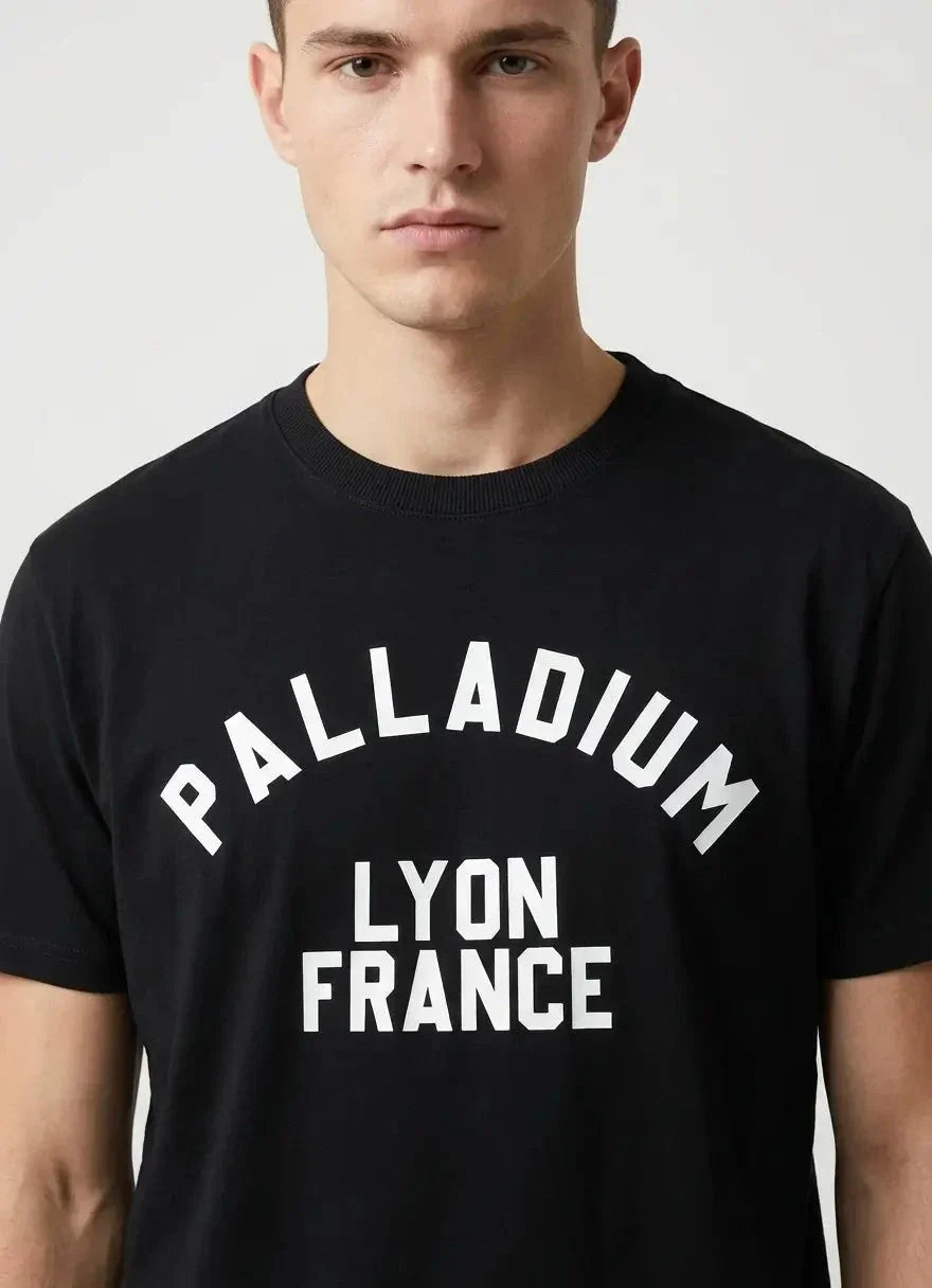 Palladium Lyon France Black T-Shirt - view 2
