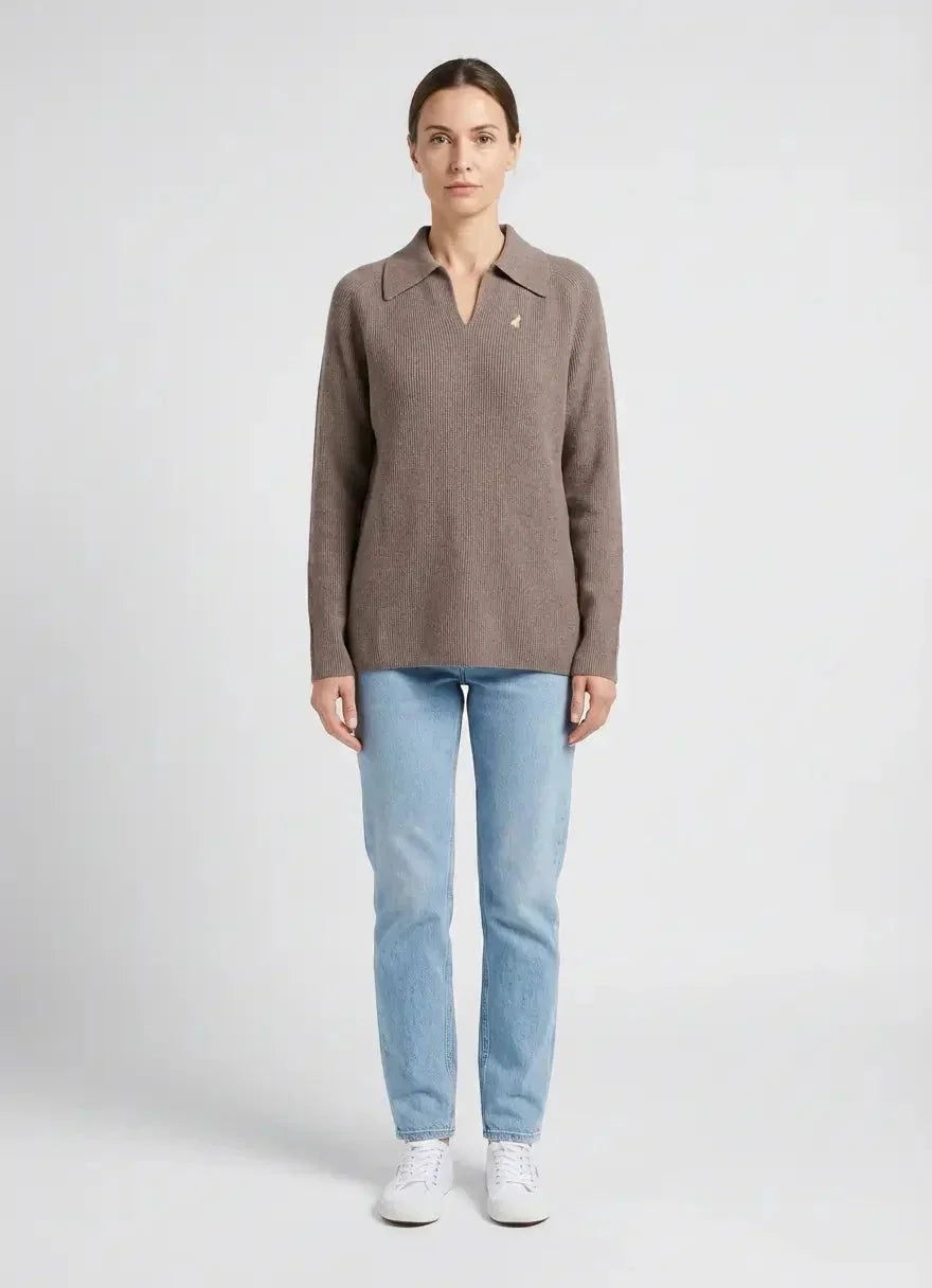 Polo Anele Johnny Collar Iron Knitwear