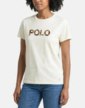 Polo Anlia Embellished Off-White T-Shirt