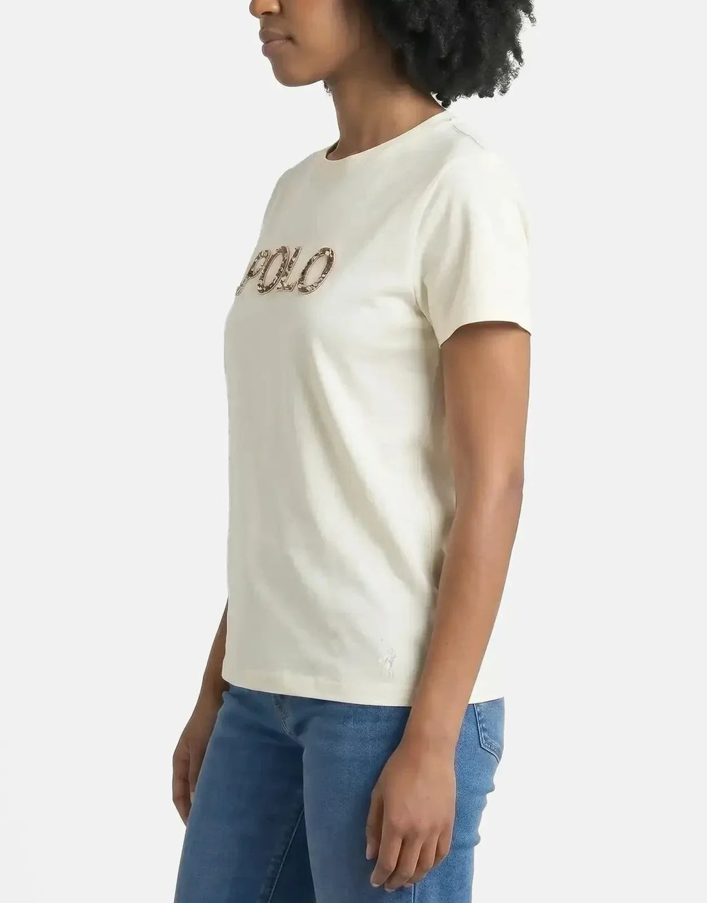 Polo Anlia Embellished Off-White T-Shirt - view 2