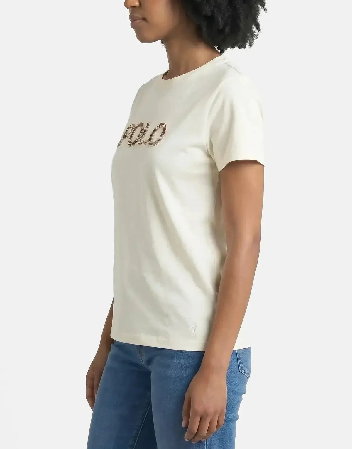 Polo Anlia Embellished Off-White T-Shirt - view 2