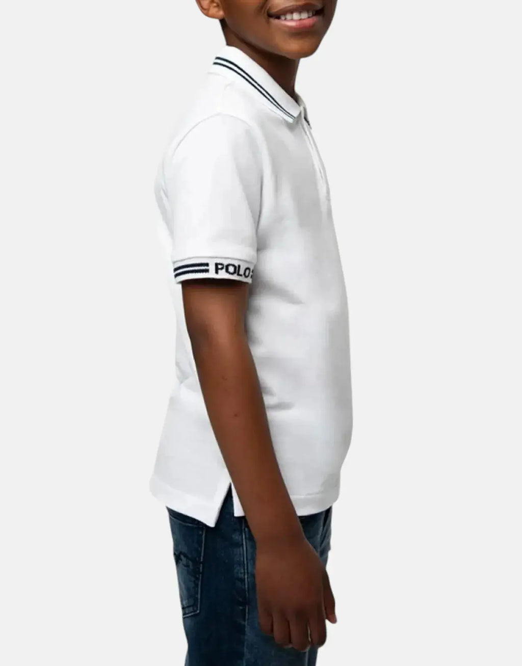 Polo Boys Owen Jacquard White Golfer - view 2
