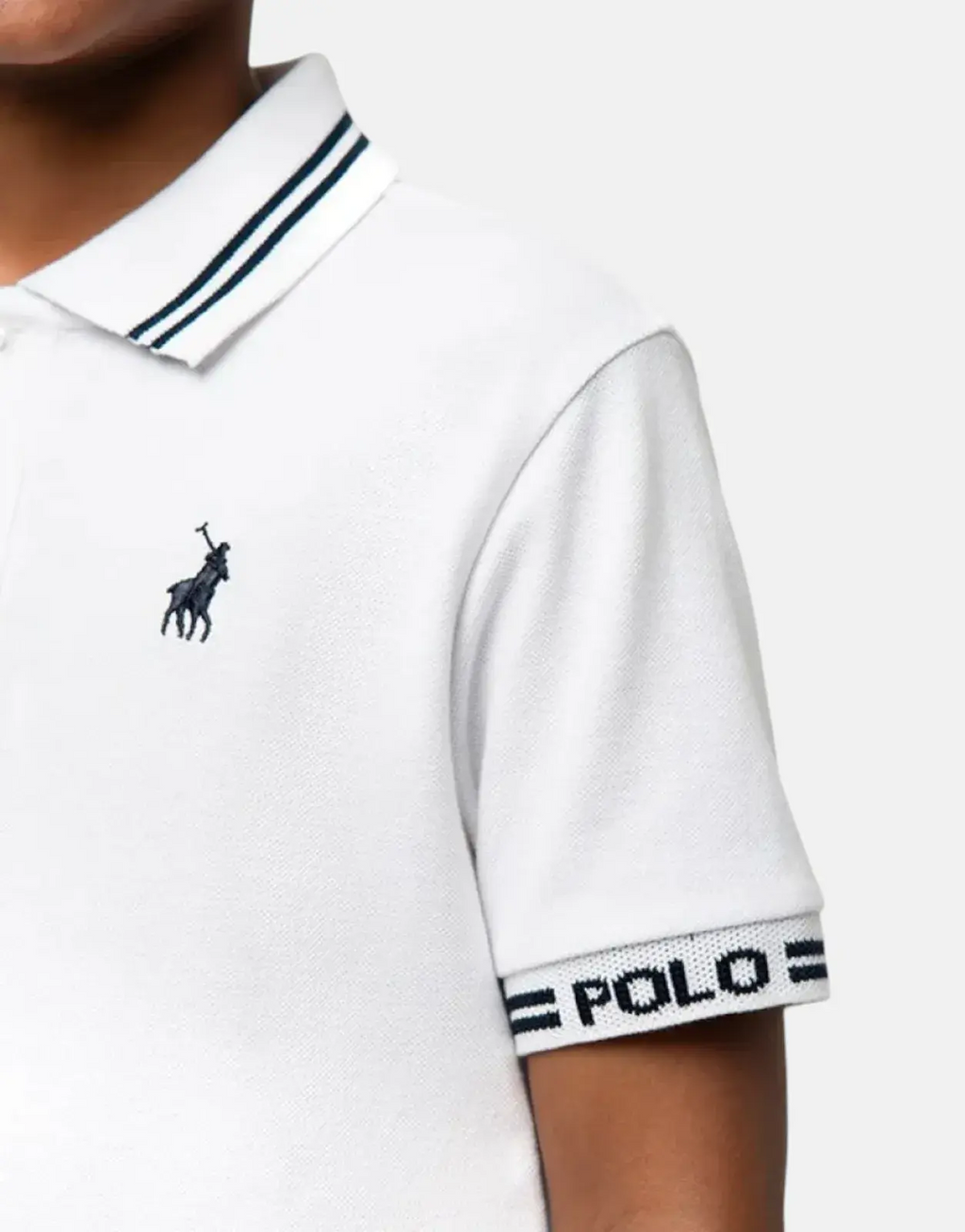 Polo Boys Owen Jacquard White Golfer - view 4