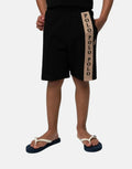 Polo Boys Preston Printed Black Shorts