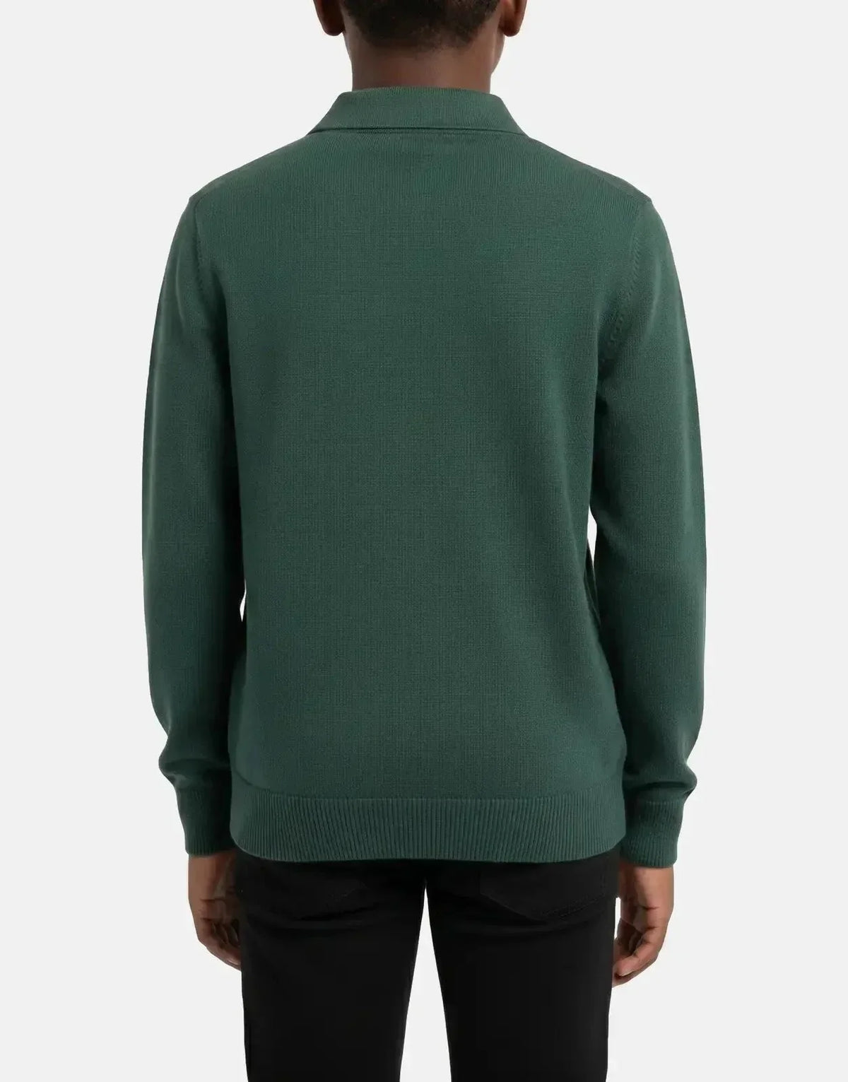 Polo Boys Sean Knitted Forest Green Golfer - view 5