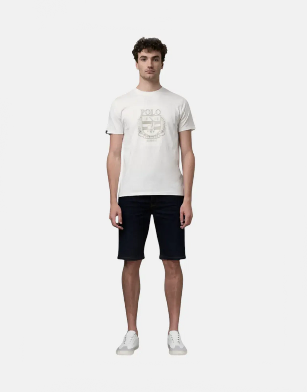 Polo Crest Embroidered White T-Shirt - view 5