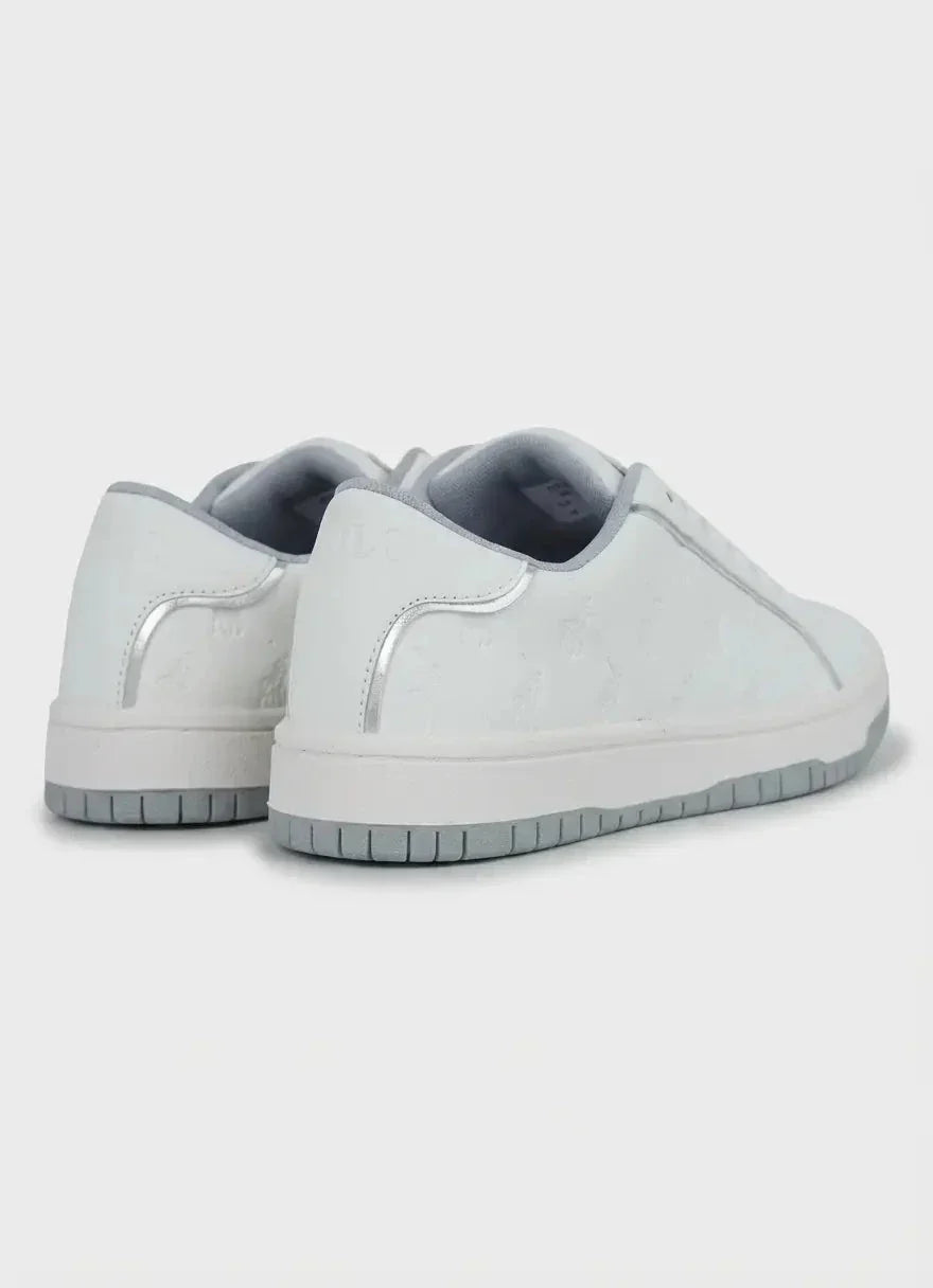 Polo Deboss Monogram Sneaker White - view 3