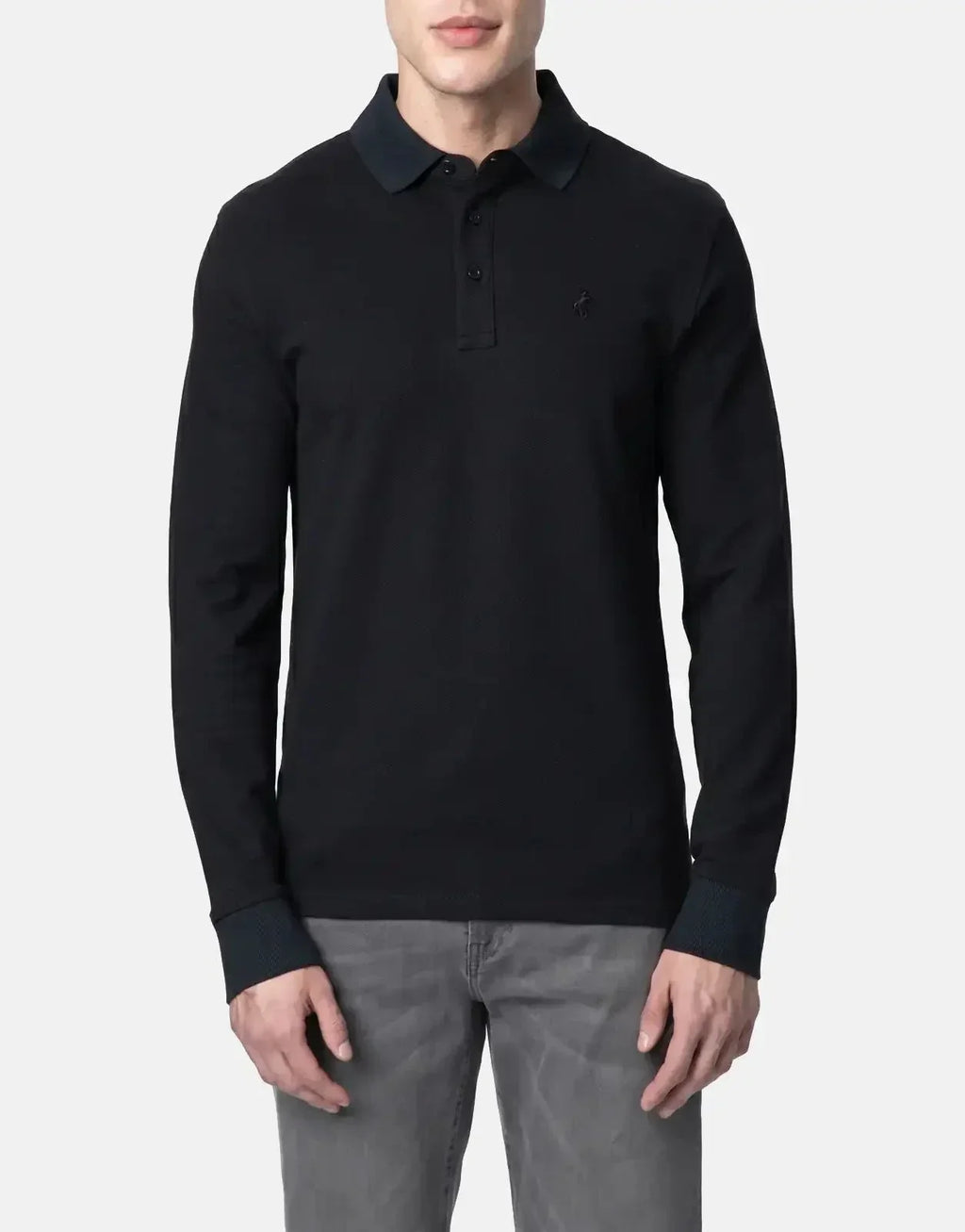 Polo Essential Pique Black Golfer