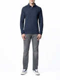 Polo Essential Pique LS Navy Golfer