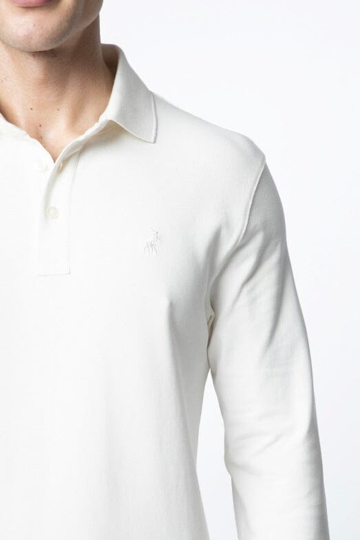 Polo Essential Pique LS White Golfer - view 3