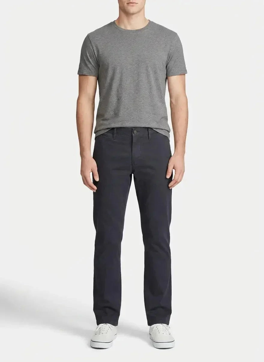 Polo Essential Straight Leg Charcoal Chino