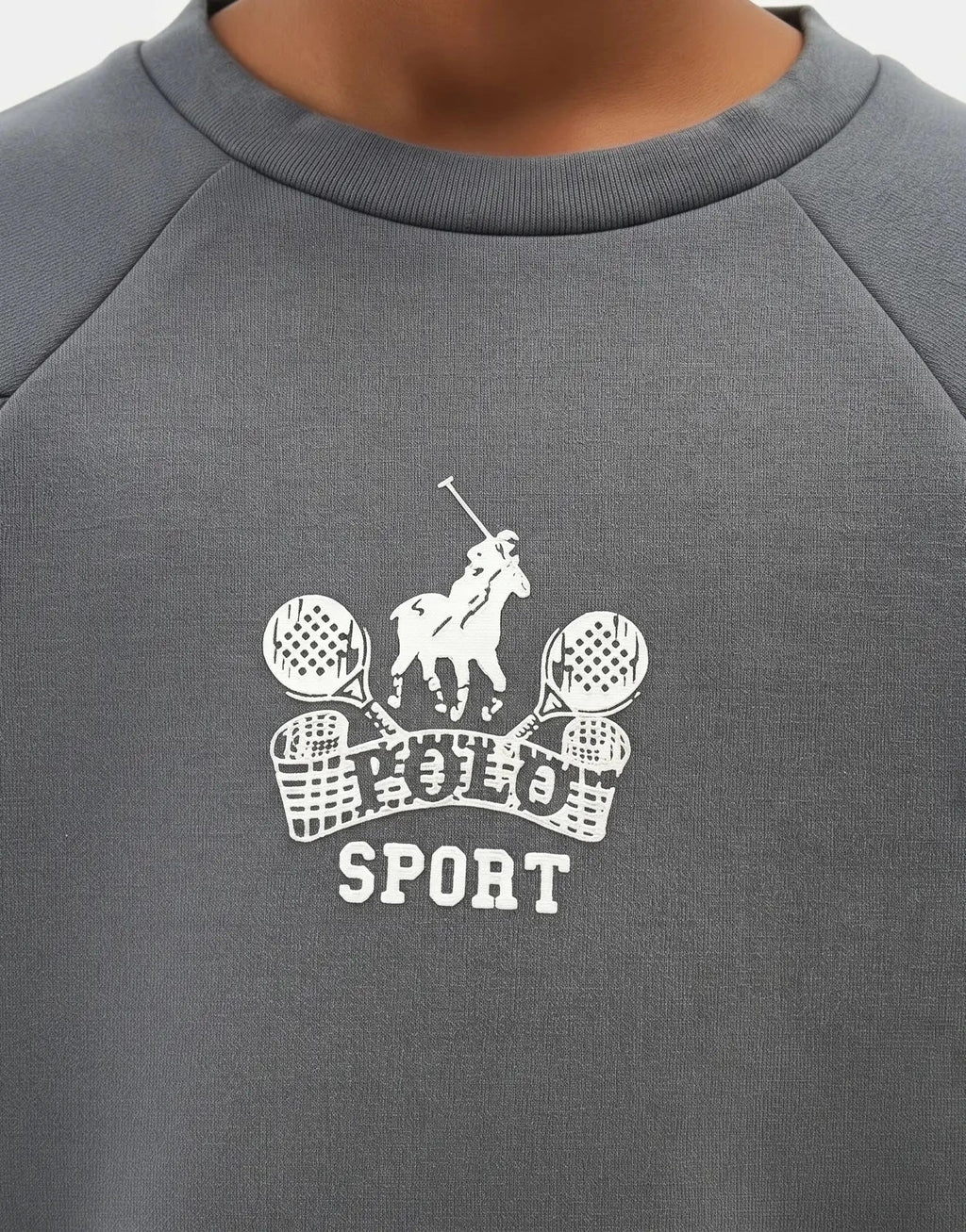 Polo Girls Asha Sports Gunmetal Sweatshirt - view 4