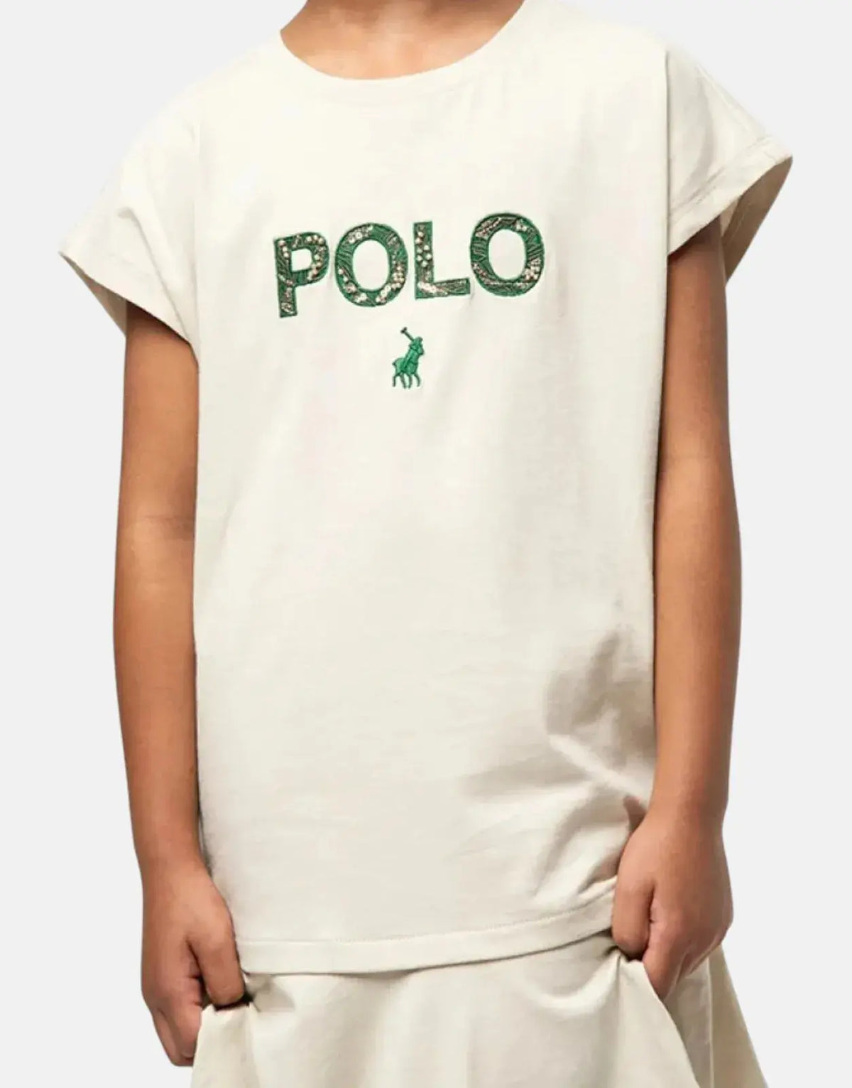 Polo Girls Emily Putty Embroidered Dress - view 3