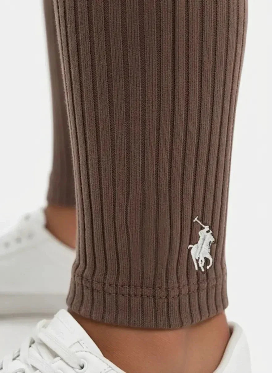 Polo Girls Emma Rib Full Length Iron Leggings - view 4