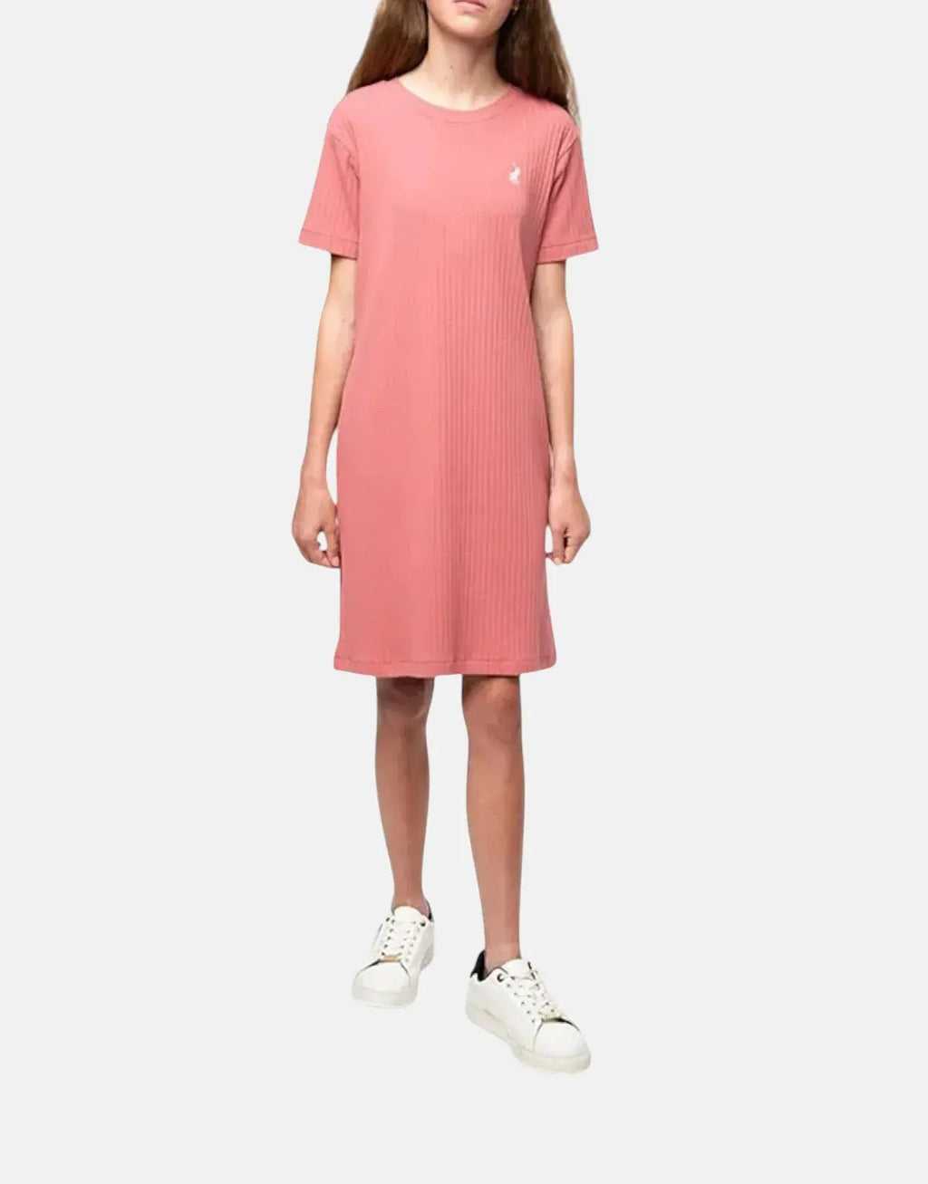 Polo Girls Gianna Rib Coral Dress - view 2