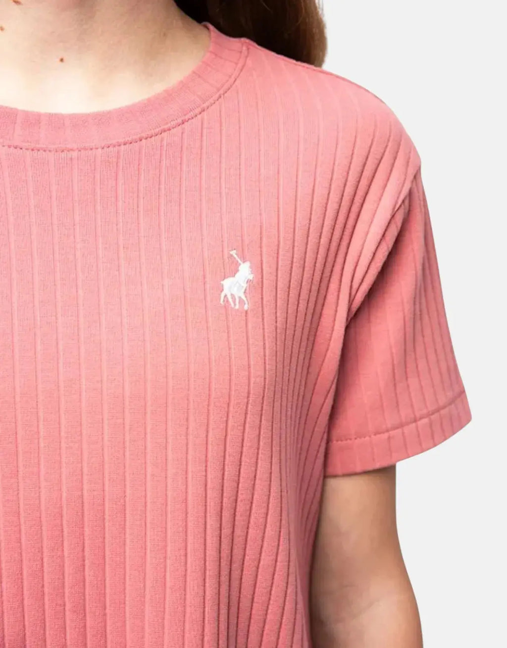 Polo Girls Gianna Rib Coral Dress - view 4