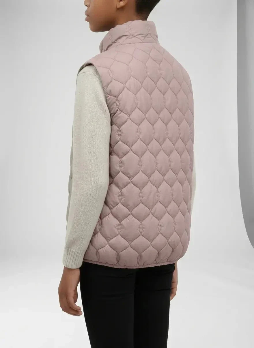 Polo Girls Payton Rose Taupe Puffer Jacket - view 4