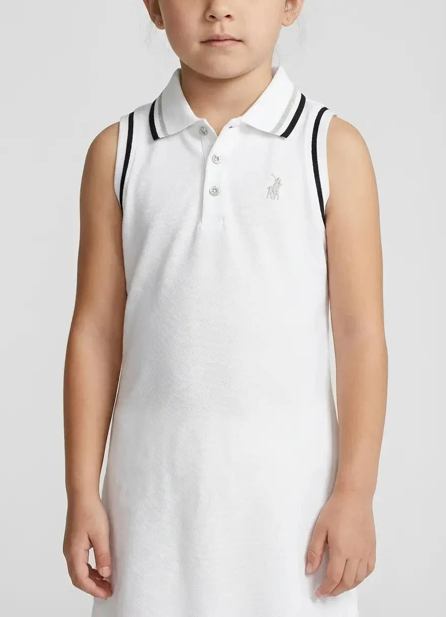 Polo Girls Tessa Tennis White Dress