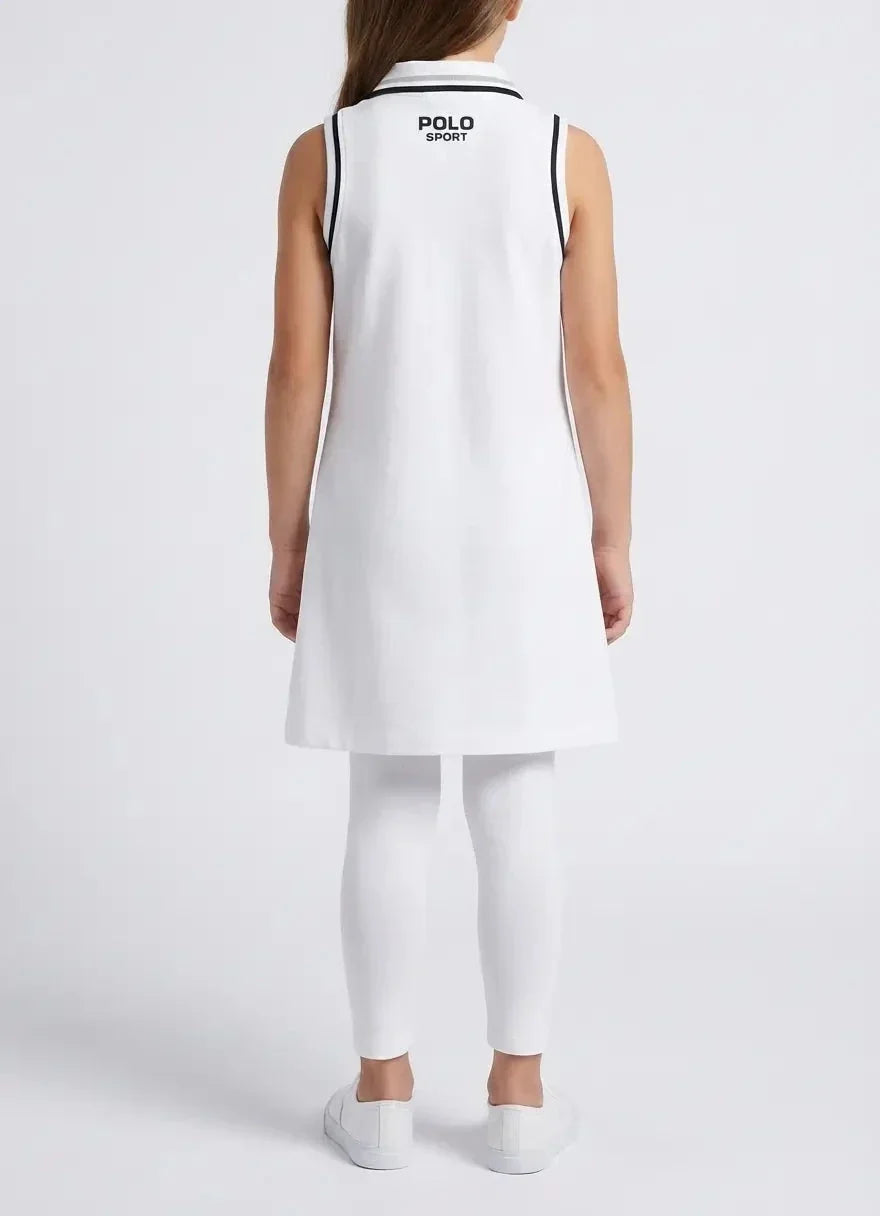 Polo Girls Tessa Tennis White Dress - view 2