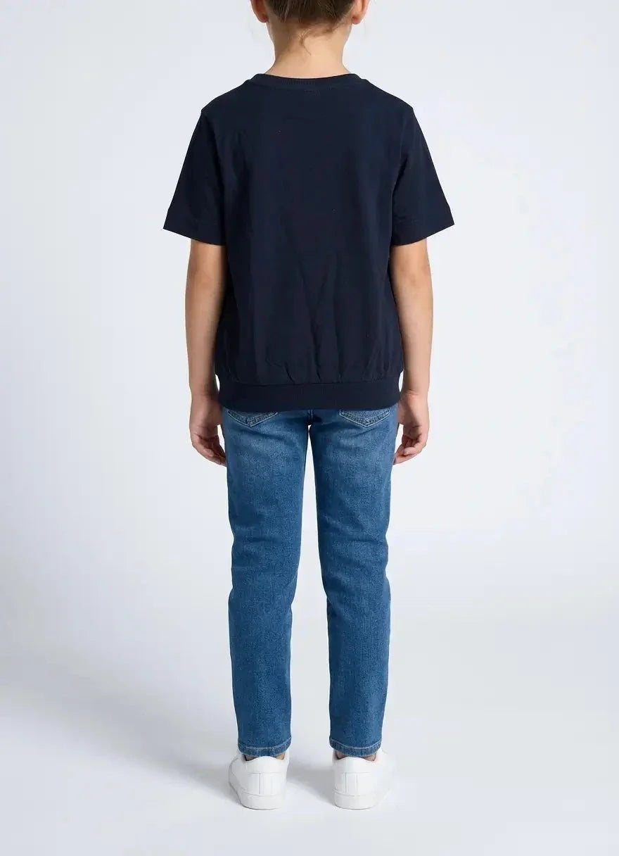 Polo Girls Toni Navy Blouson T-Shirt - view 2