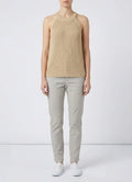 Polo Harlow Knitted Stone Halter Top