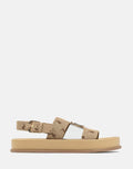 Polo Jacquard Moulded Trim Stone Sandals