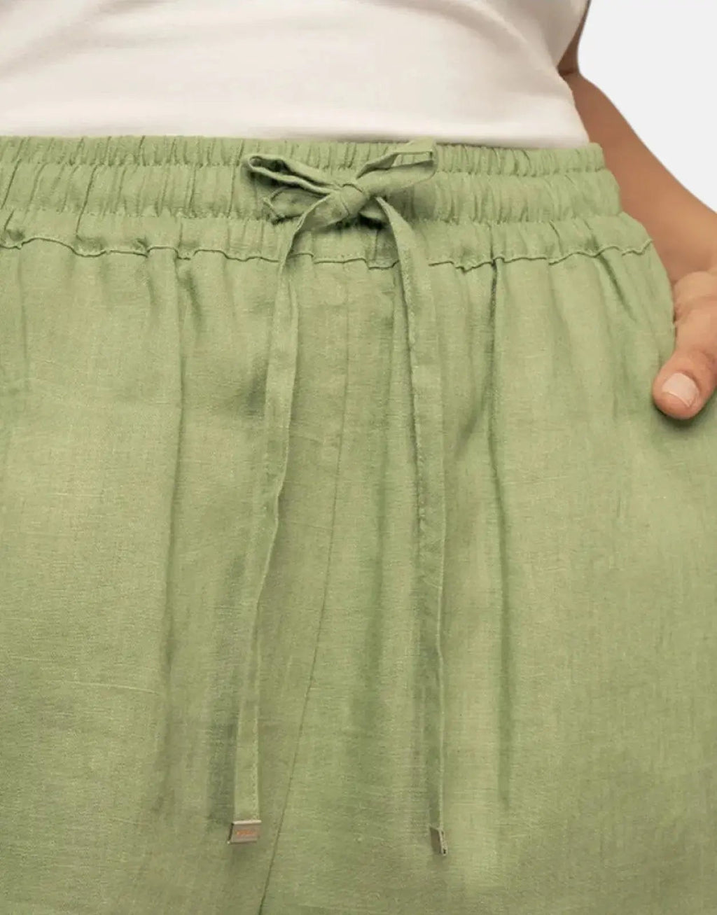 Polo Jenny Linen Mint Shorts - view 2