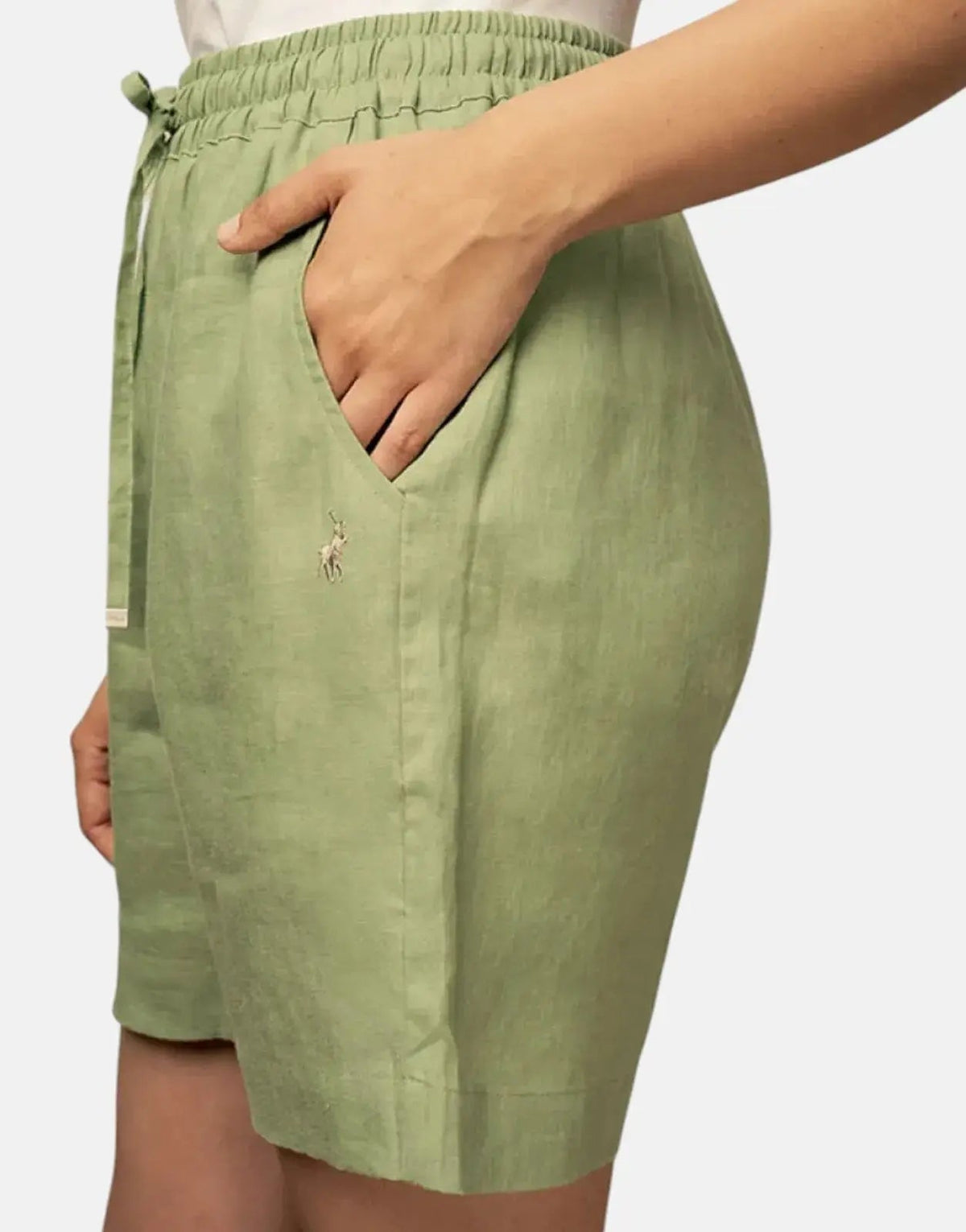 Polo Jenny Linen Mint Shorts - view 4