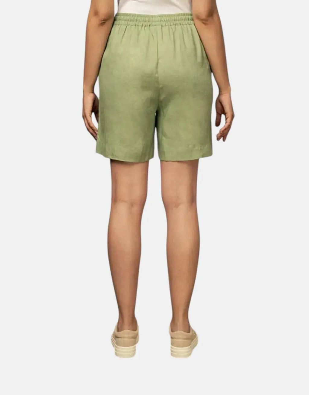 Polo Jenny Linen Mint Shorts - view 5