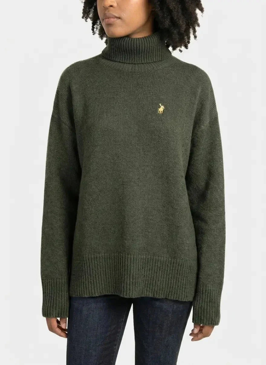 Polo May LS Relaxed Olive Jersey
