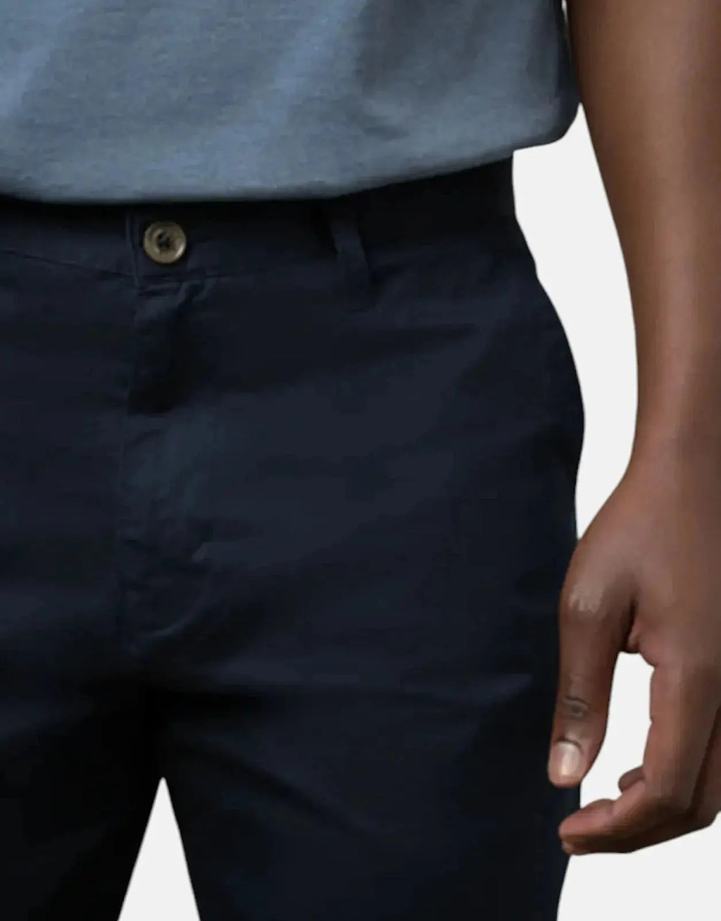 Polo Milan Straight Leg Navy Chino - view 4