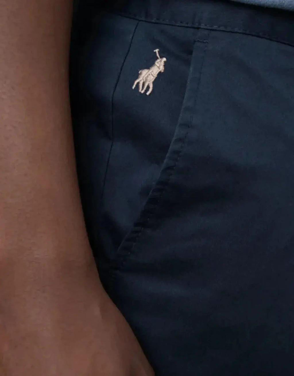Polo Milan Straight Leg Navy Chino - view 5