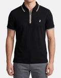 Polo Plain 1/4 Zip Black Golfer