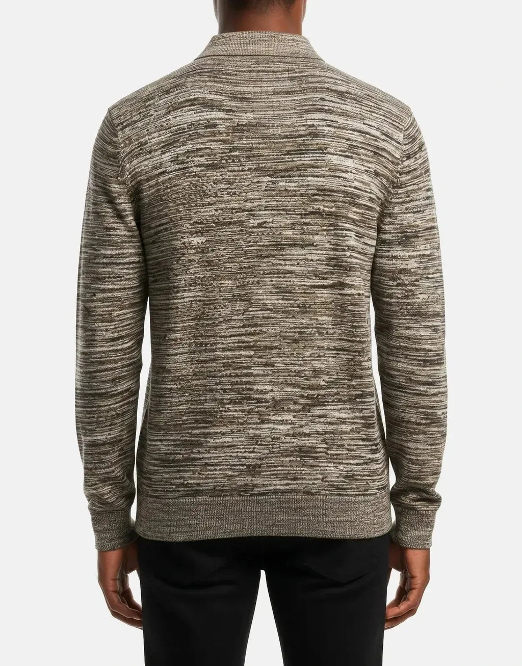 Polo Space Dye Brown Knitwear - view 3
