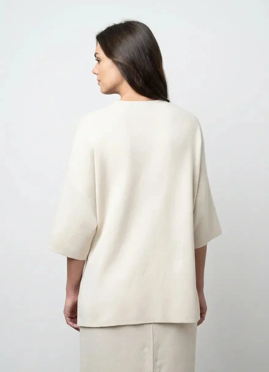 Polo Tiffany Oatmeal Knitted Top - view 2