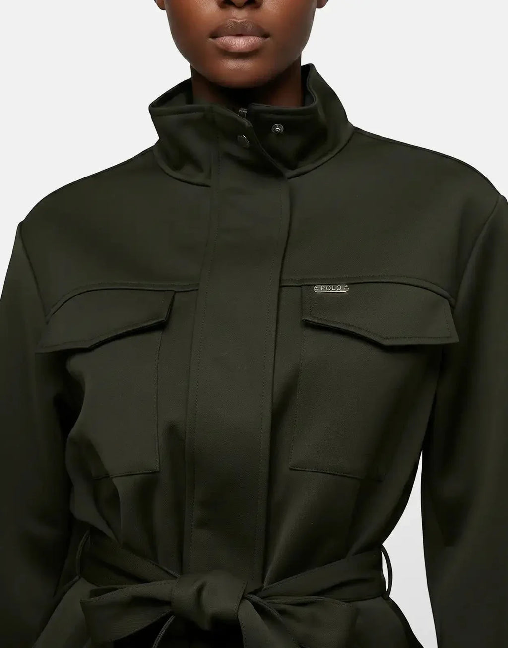 Polo Yuri Olive Wool Jacket