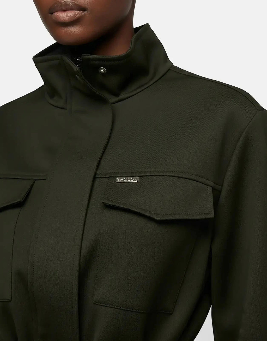 Polo Yuri Olive Wool Jacket - view 5