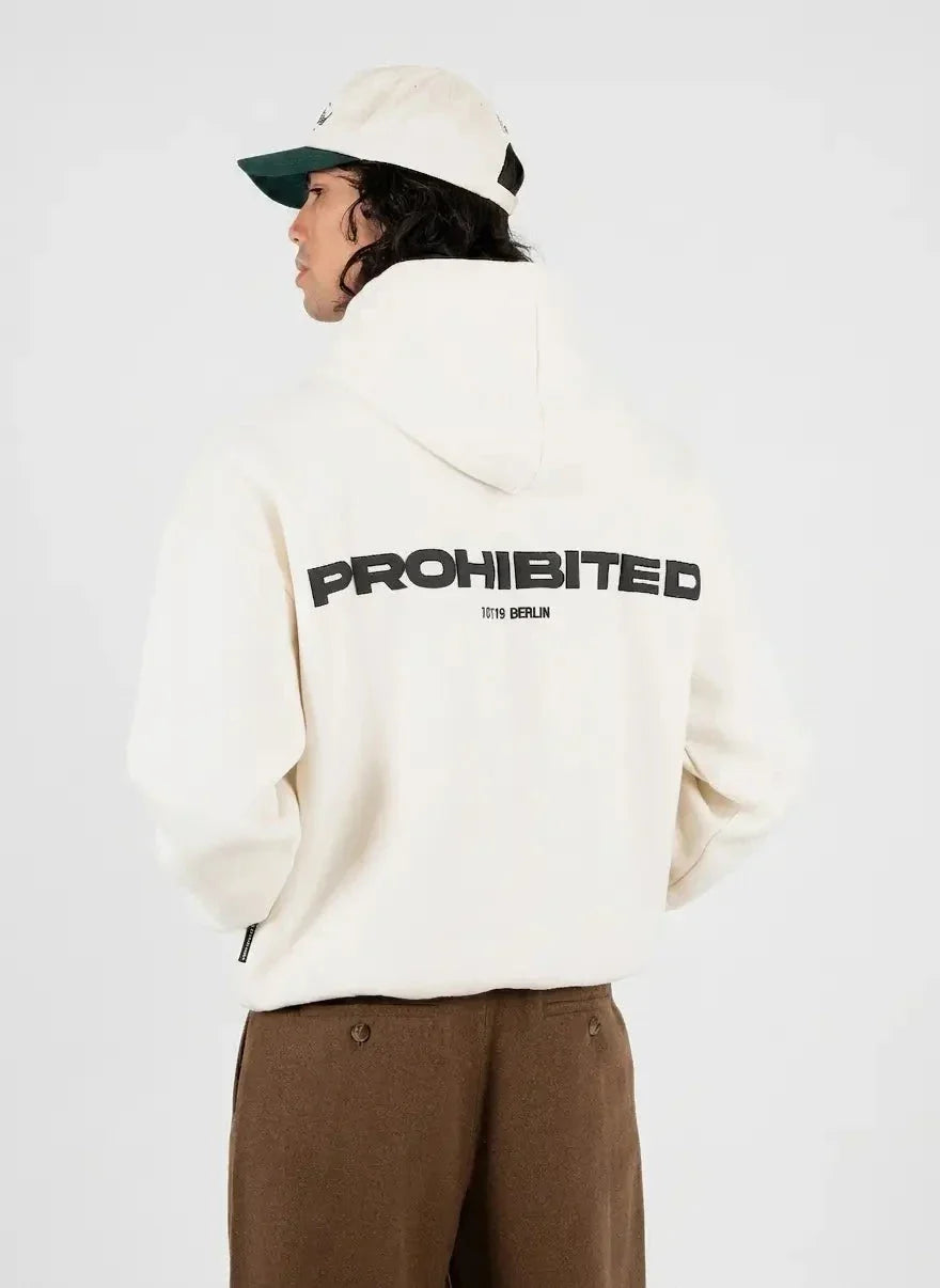 Prohibited 10110 Cream Hoodie - view 2