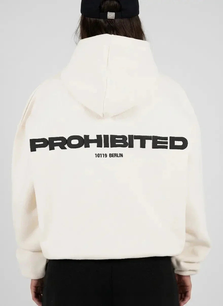 Prohibited 10110 Cream Hoodie - view 3