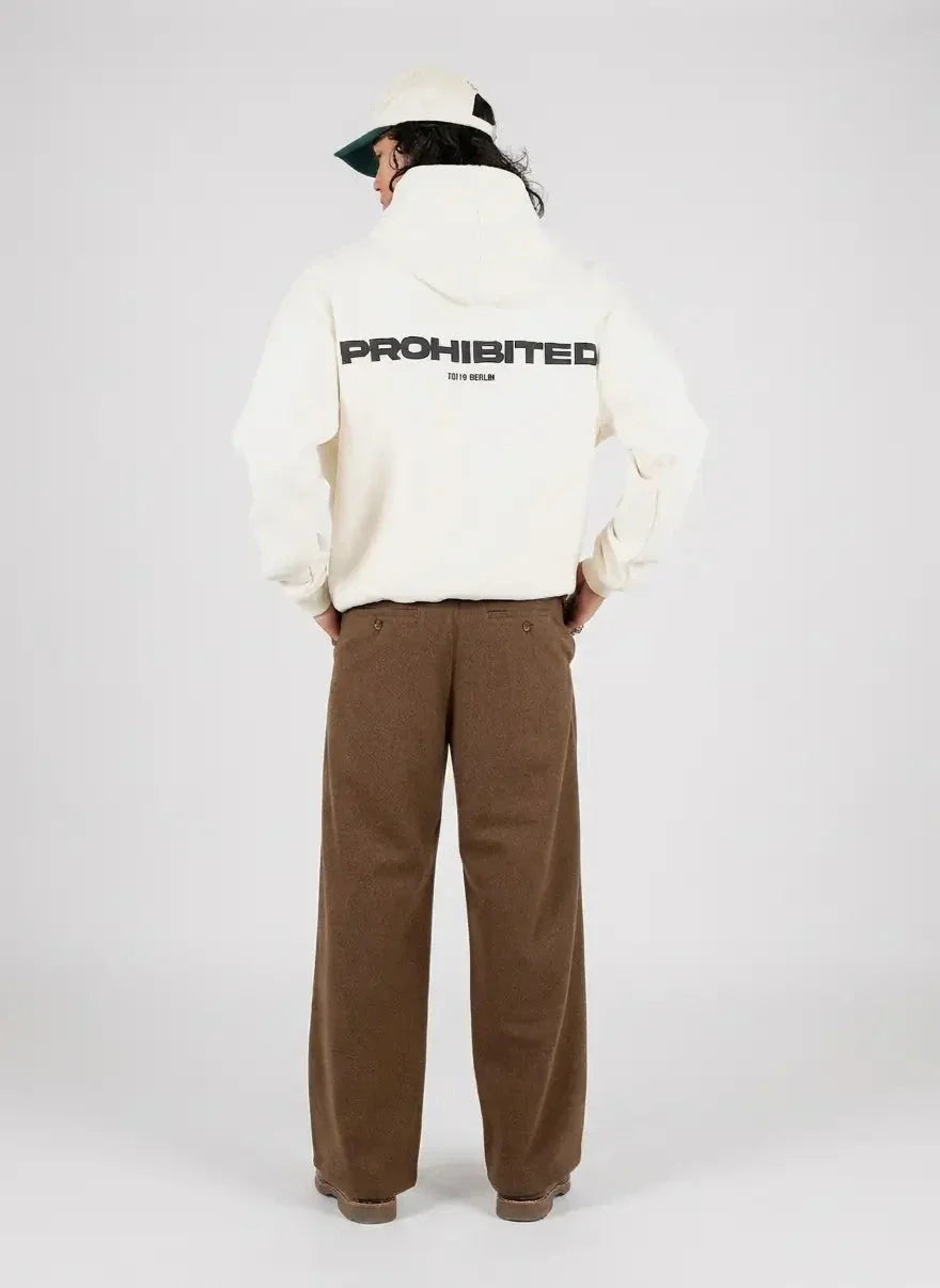 Prohibited 10110 Cream Hoodie - view 4