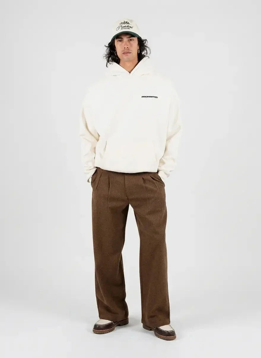 Prohibited 10110 Cream Hoodie - view 5