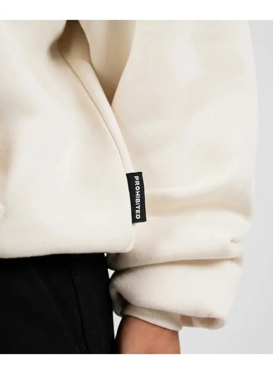 Prohibited 10110 Cream Hoodie - view 6